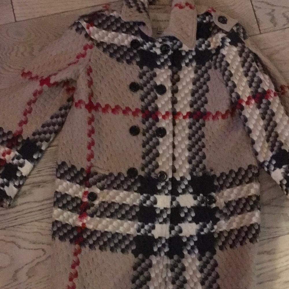 COPY - Burberry Girls, Check, Pea Coat